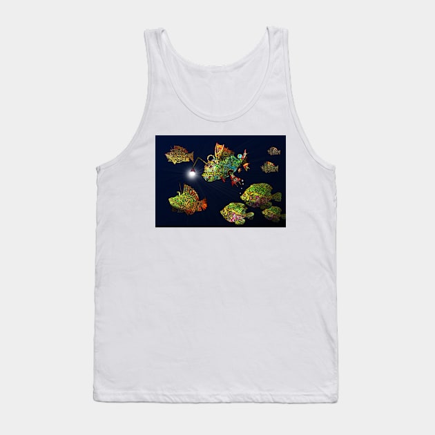 Steampunk Fish Shoal 3 Tank Top by BLZBob